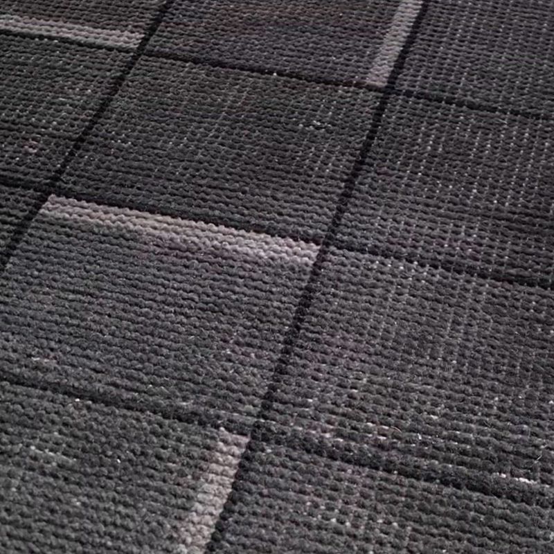 Play Symi Hand-Knotted Charcoal Grey Geometric New Zealand Wool Area Rug 5'x8' - video 1 of 1